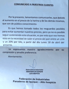 fne, pan, requerimiento, alto hospicio, iquique